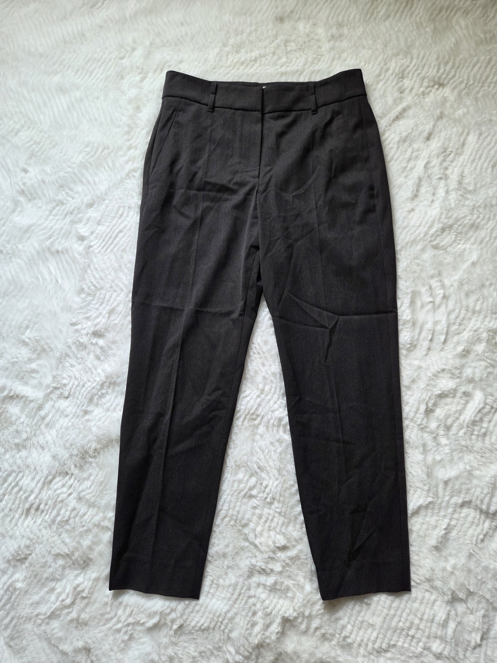 Brunello Cucinelli Black Tailored Straight-Leg Trousers